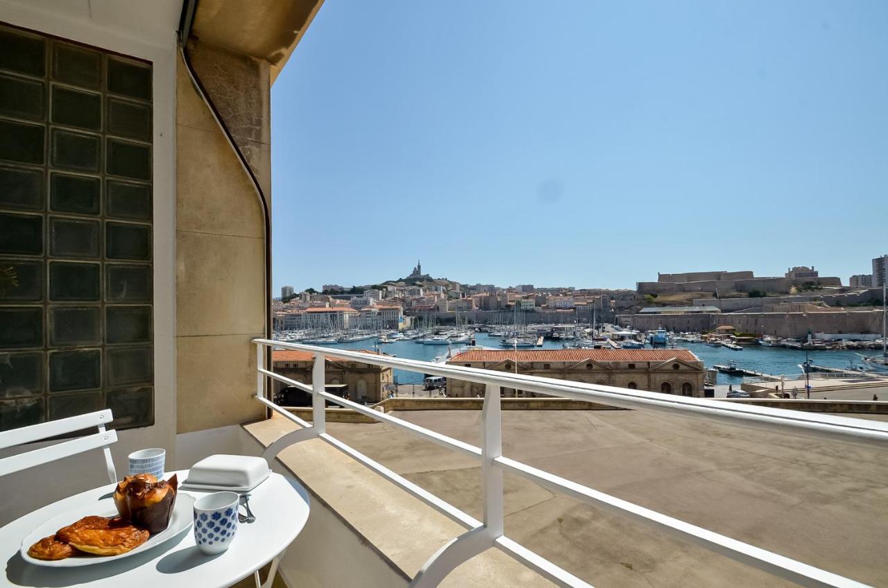 Massilia Blue - Grand Appartement Refait A Neuf Avec Vue Sur Le Vieux Port Marseille Exterior photo
